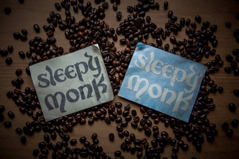 Sleepy Monk Window Sticker (Pack)